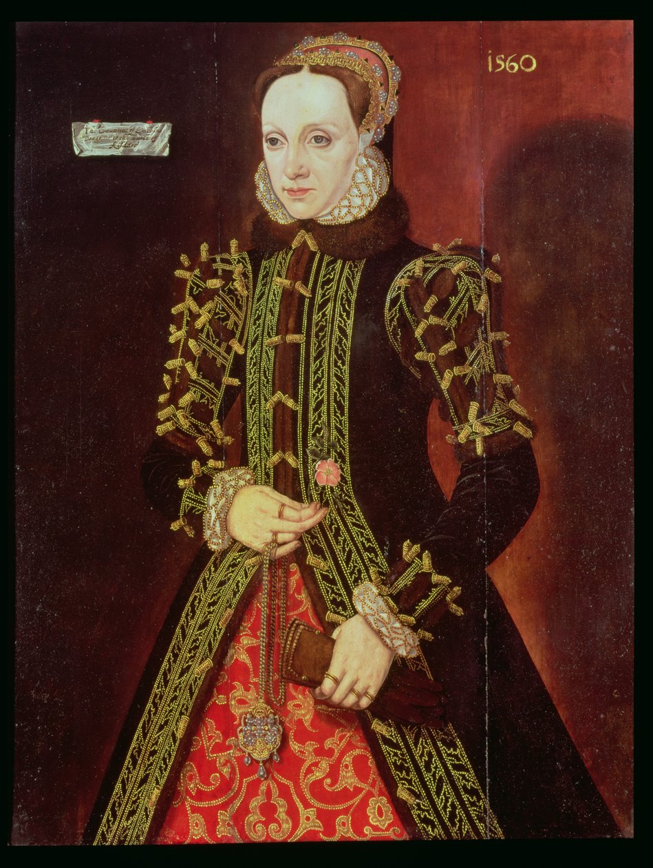 Elizabeth Fitzgerald, condessa de Lincoln, 1560 de Steven van der Meulen