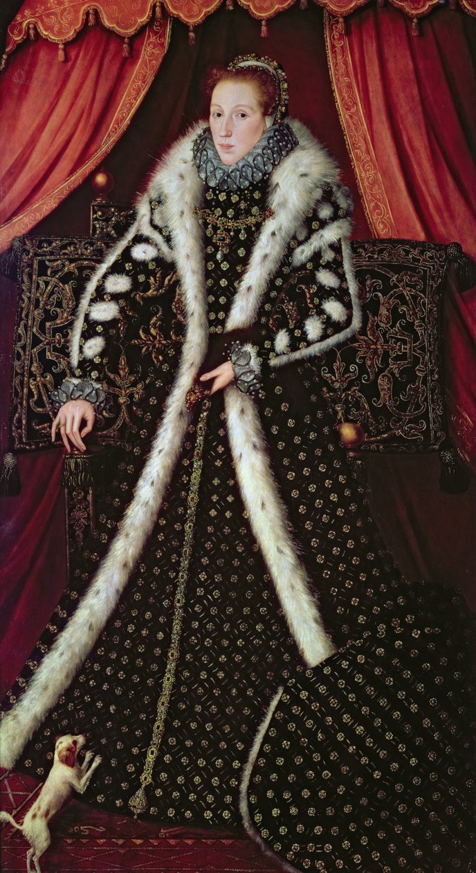 Frances Sidney, condessa de Sussex, c.1565 (painel) de Steven van der Meulen