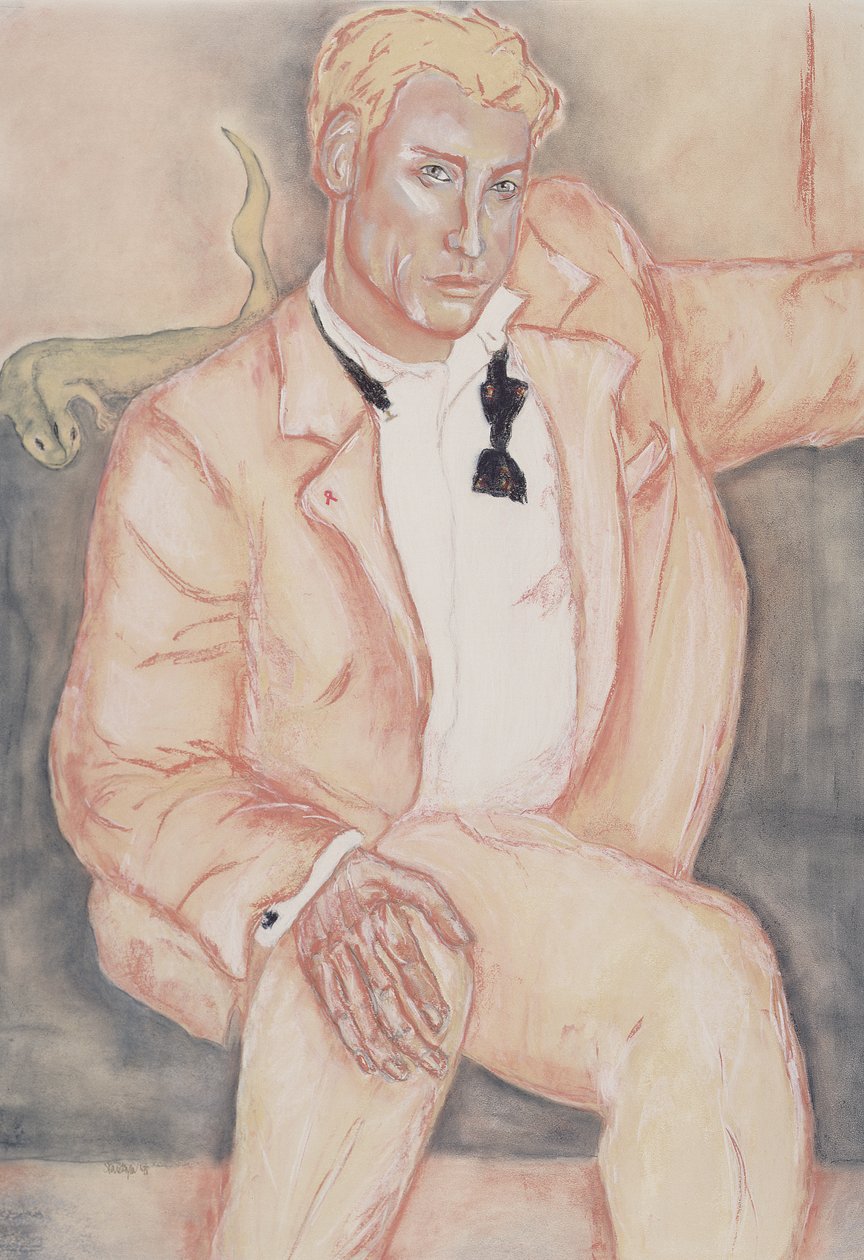 David, 1998 (pastel e carvão sobre papel) de Stevie Taylor