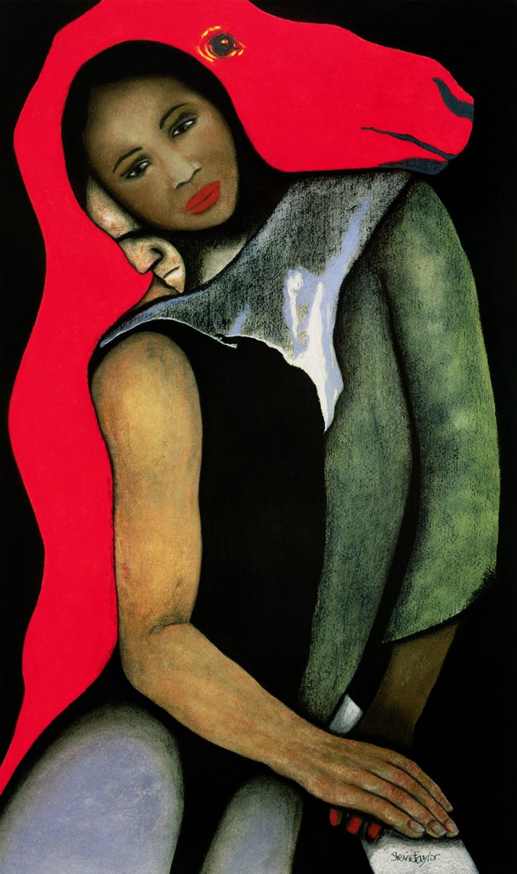 ManWoman e um cavalo vermelho, 1999 de Stevie Taylor