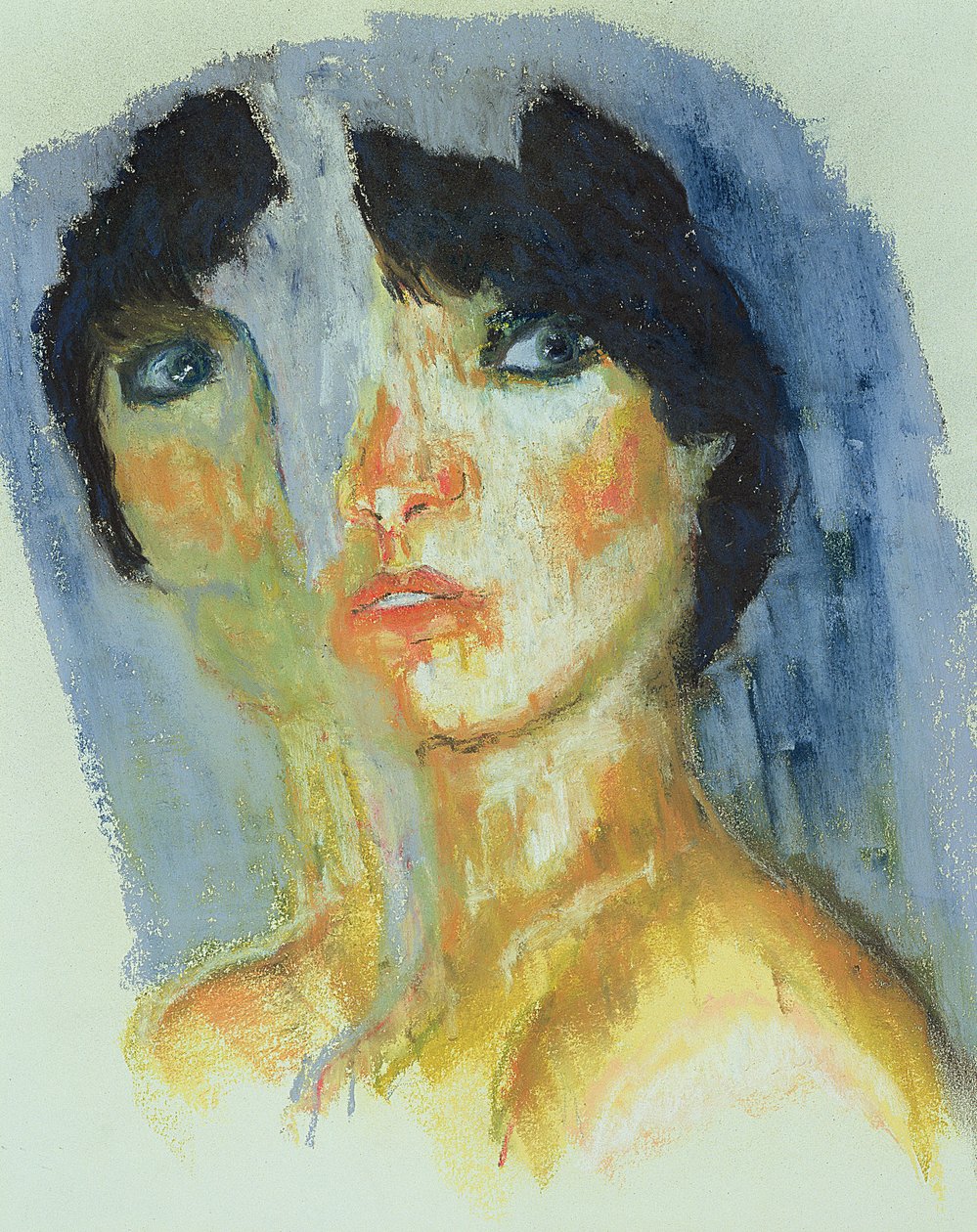 Divisão (pastel e pastel de óleo sobre papel) de Stevie Taylor