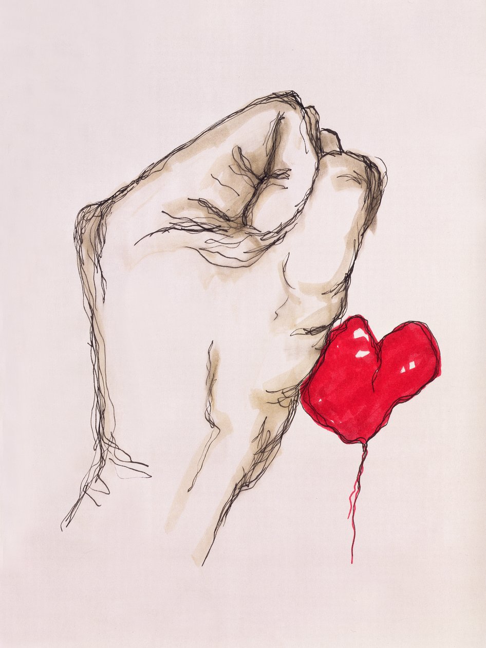 Tough Love, 1996 (caneta e tinta) de Stevie Taylor