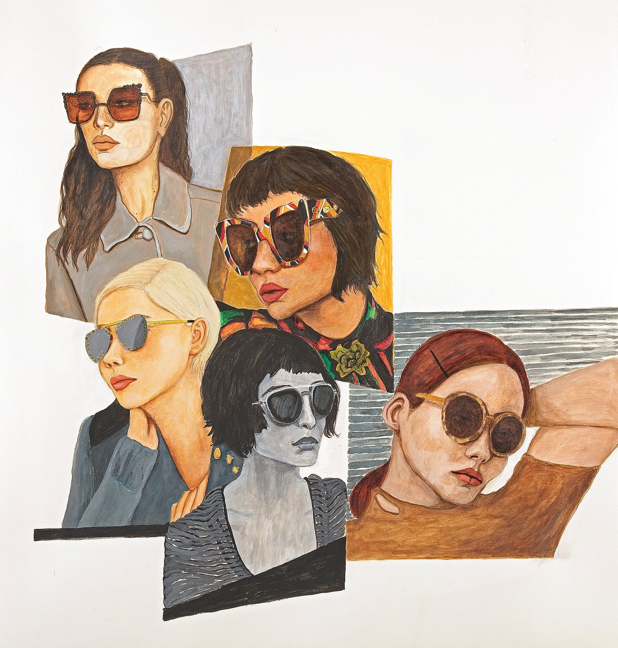 Mulheres De Óculos De Sol, 2017 de Stevie Taylor