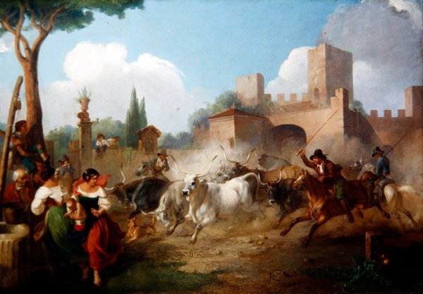 Buttari conduzindo Bois Romanos de Stewart Watson