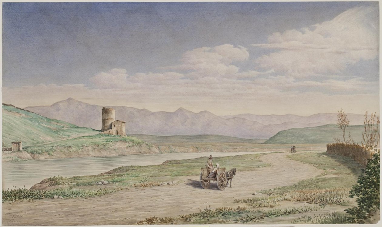 Parti ved Ponte Molle i Roms Campagne de Stilling, H.C.