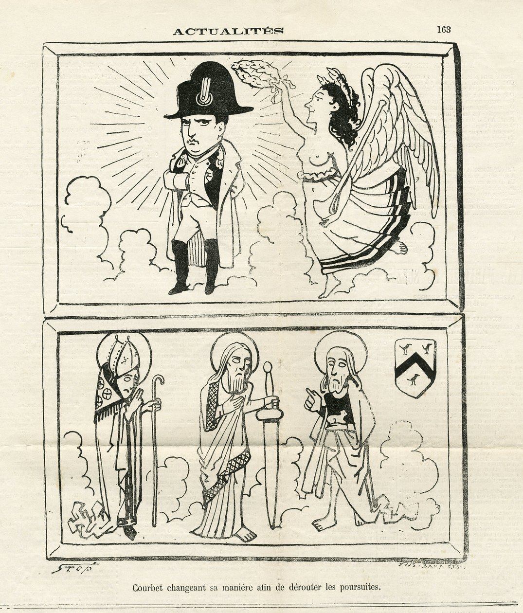 Ilustração do "Charivari de Stop (1825 99)