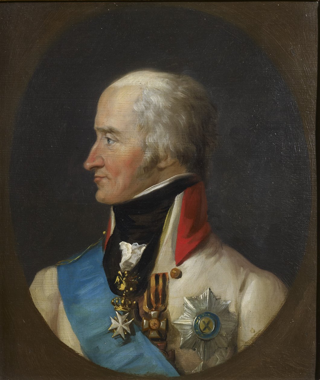 Retrato do Conde Levin Leonty August Theophil von Bennigsen 1745-1826, c. 1810 de Stroely