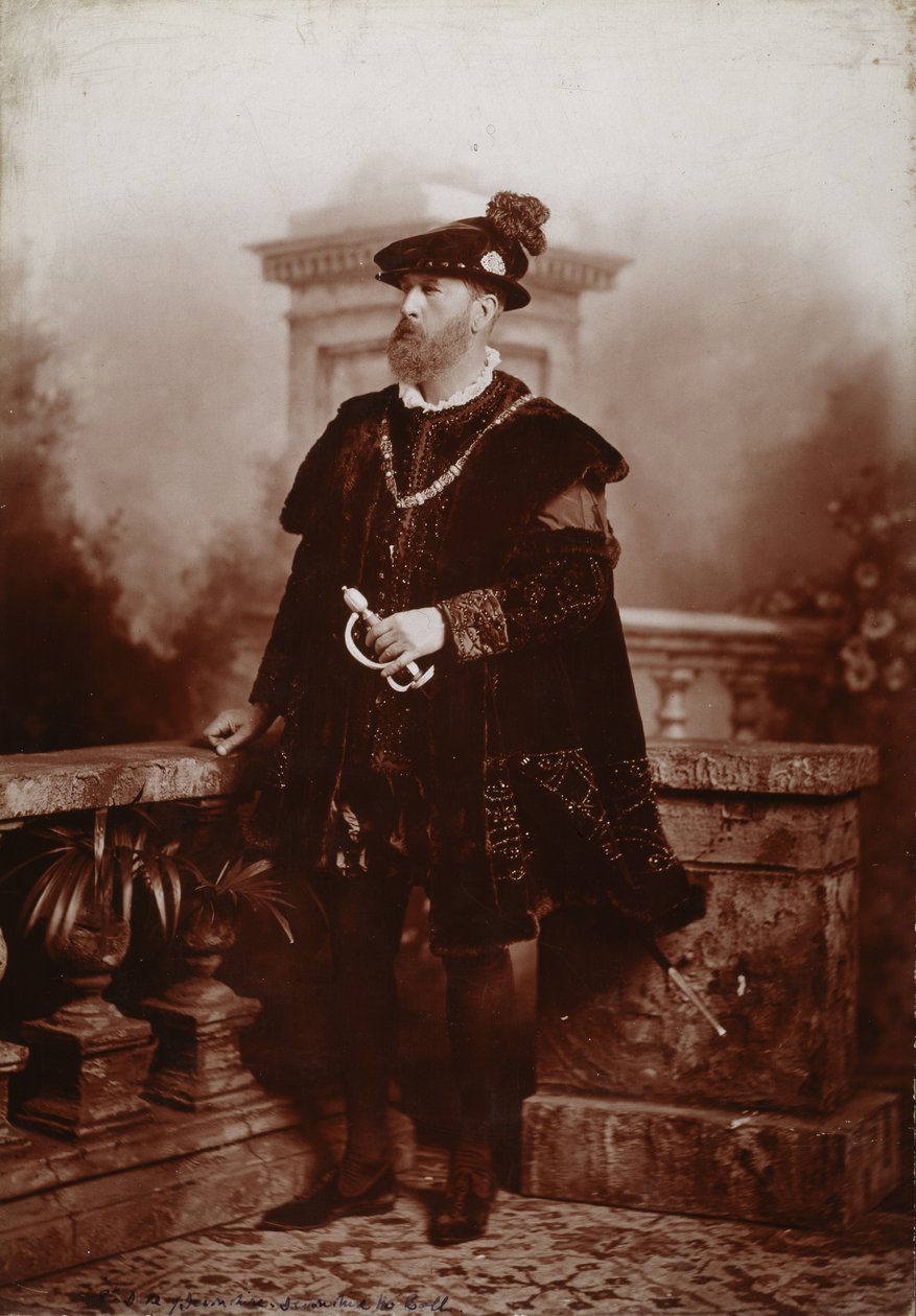 Spencer Compton Cavendish, 8º Duque de Devonshire, como Imperador Carlos V, A Duquesa de Devonshire