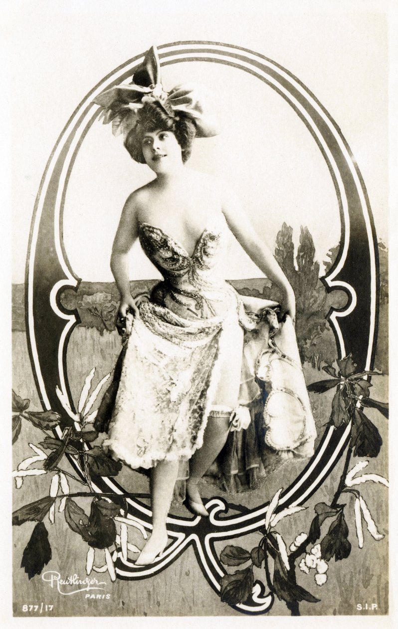 P: Marcelle Yrven, atriz francesa - Teatros: Palais Royal, Folies dramatiques, Paris - Alfabeto em cartão postal de Studio Reutlinger