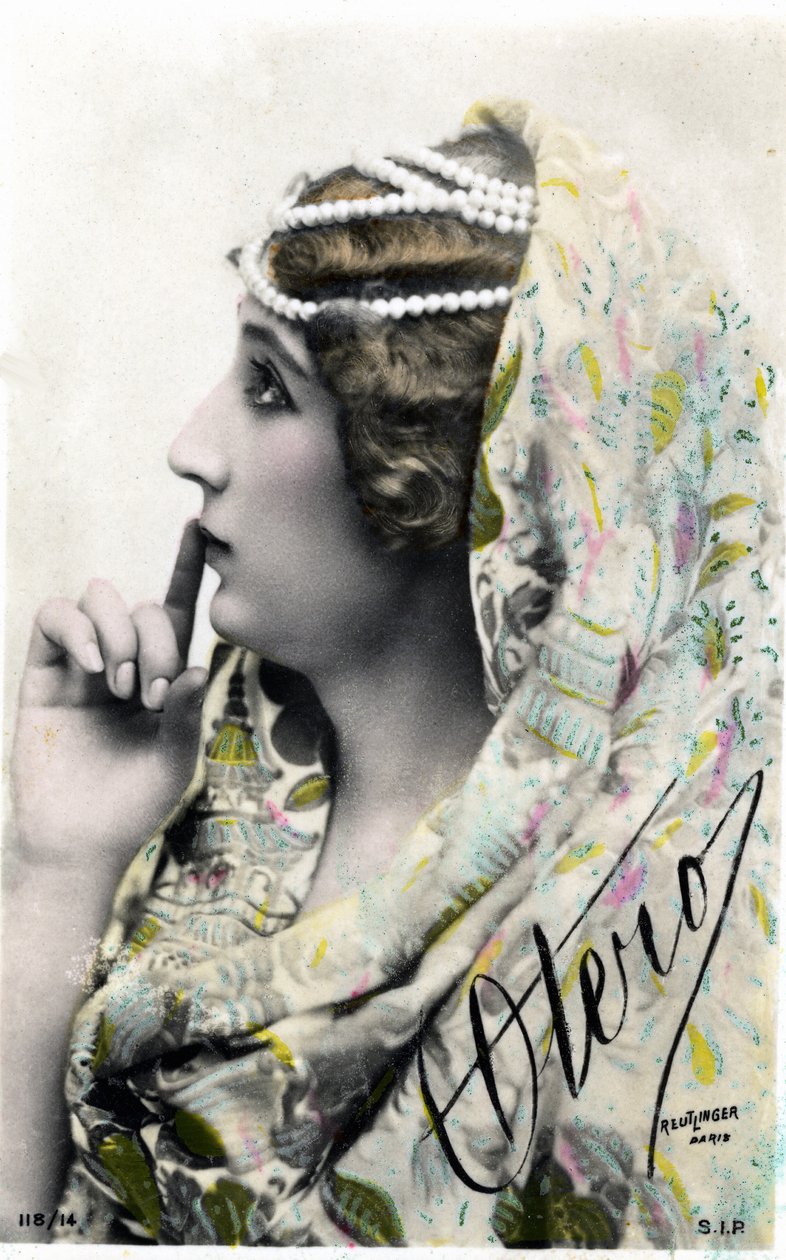 O belo Otero, cartão postal do início do século XX. (foto) de Studio Reutlinger