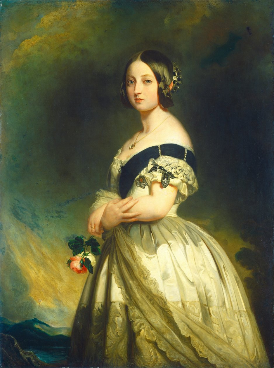 rainha Victoria de Studio of Franz Xaver Winterhalter