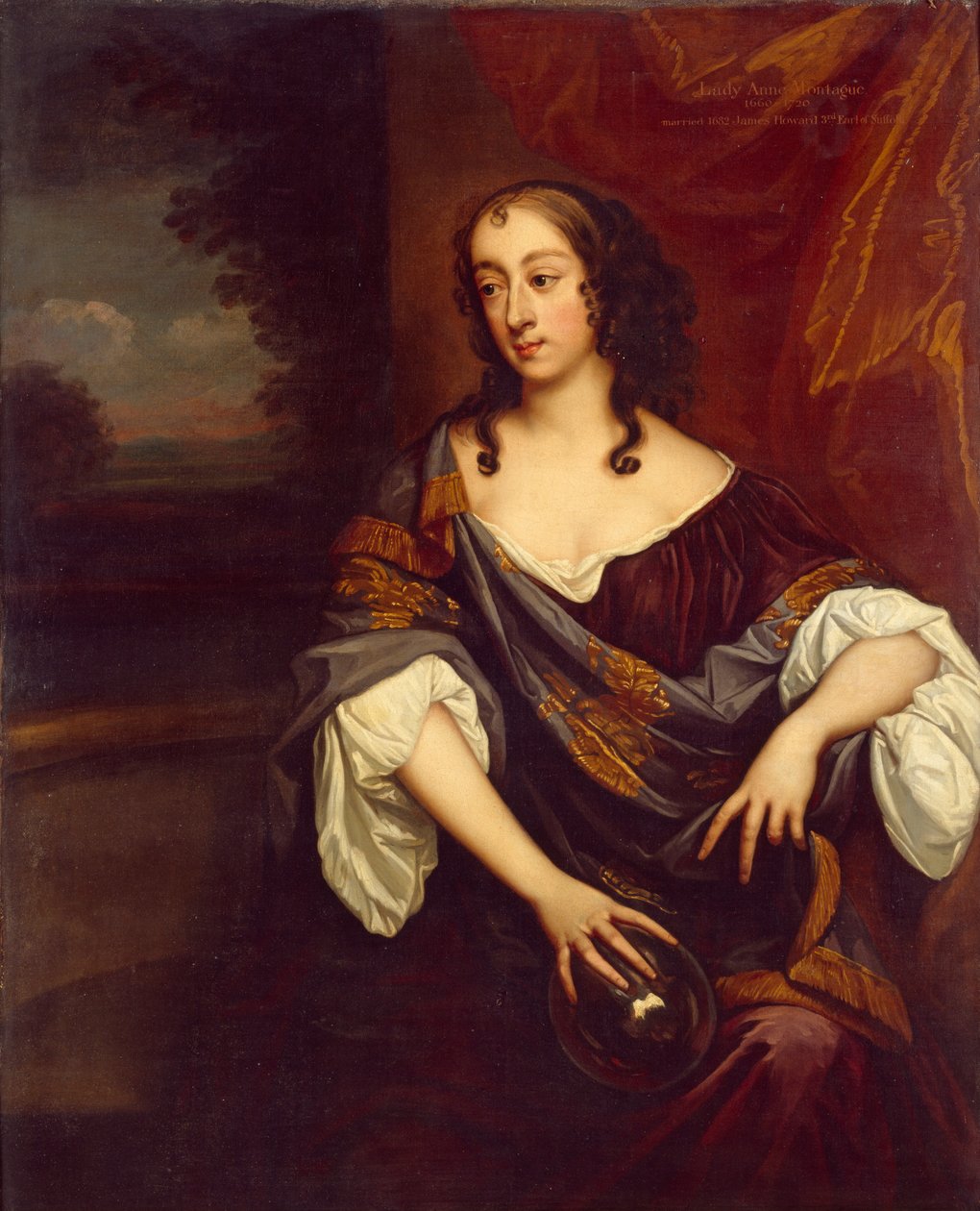 Elizabeth, Condessa de Essex, século XVII de Studio of Sir Peter Lely