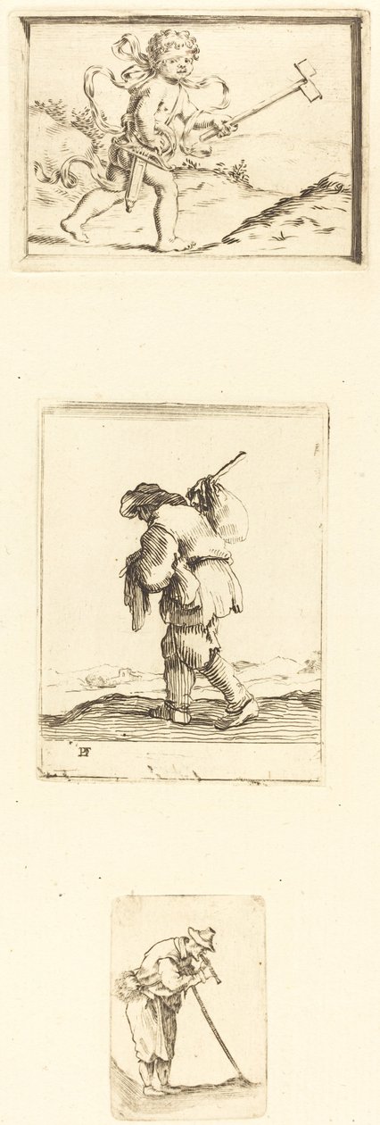 Folha de gravuras de Style of Jacques Callot