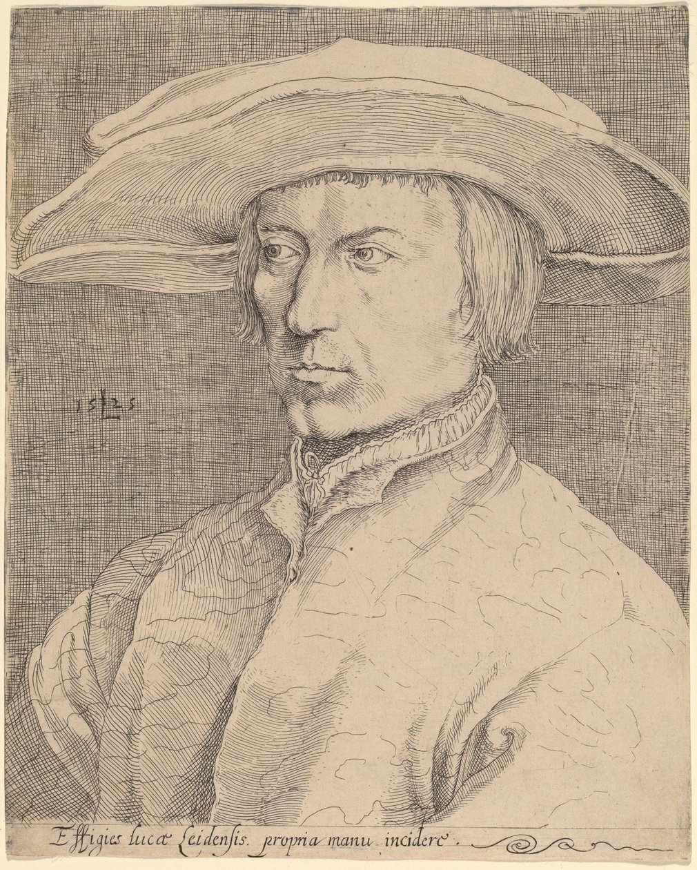 Auto-retrato de Style of Lucas van Leyden after Albrecht Dürer