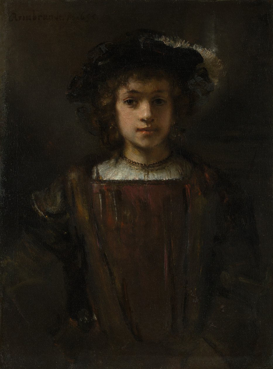 Filho de Rembrandt Tito 1641-1668. de Style of Rembrandt