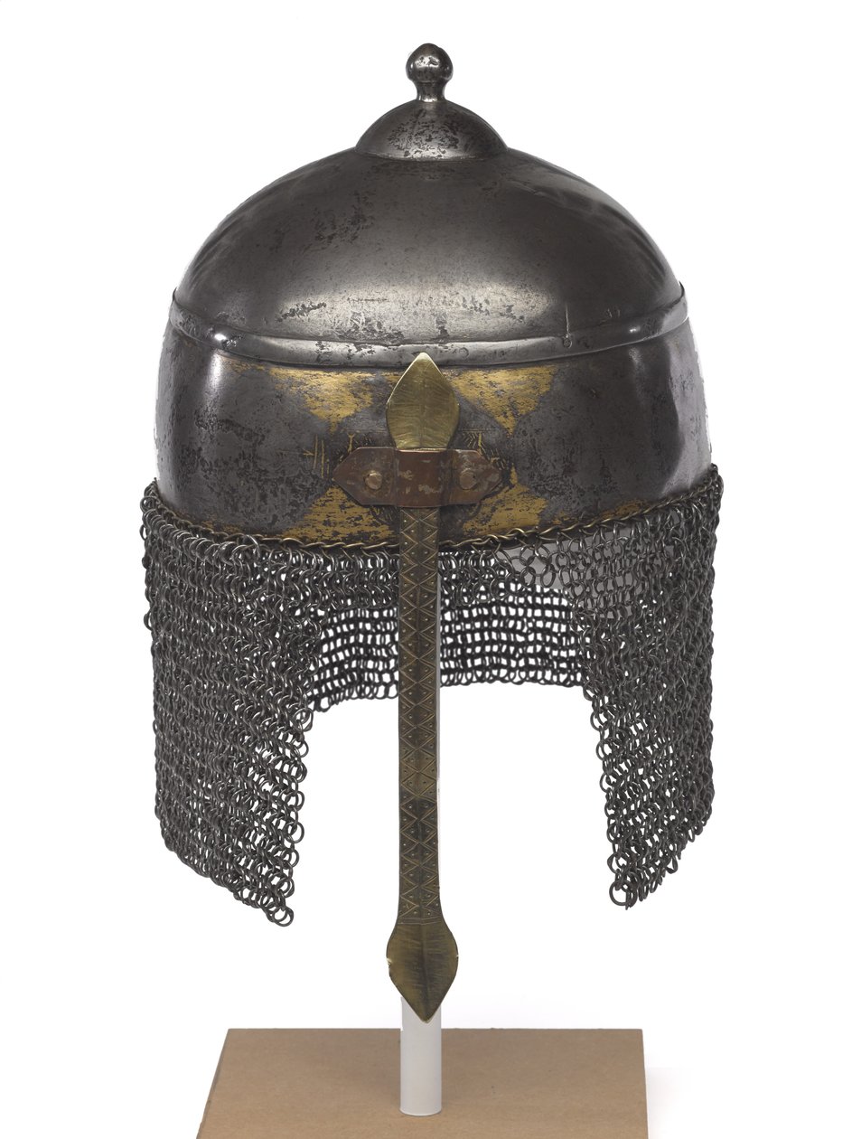 Kulah Khud, capacete estilo persa, c.1898 (ferro) de Sudanese School