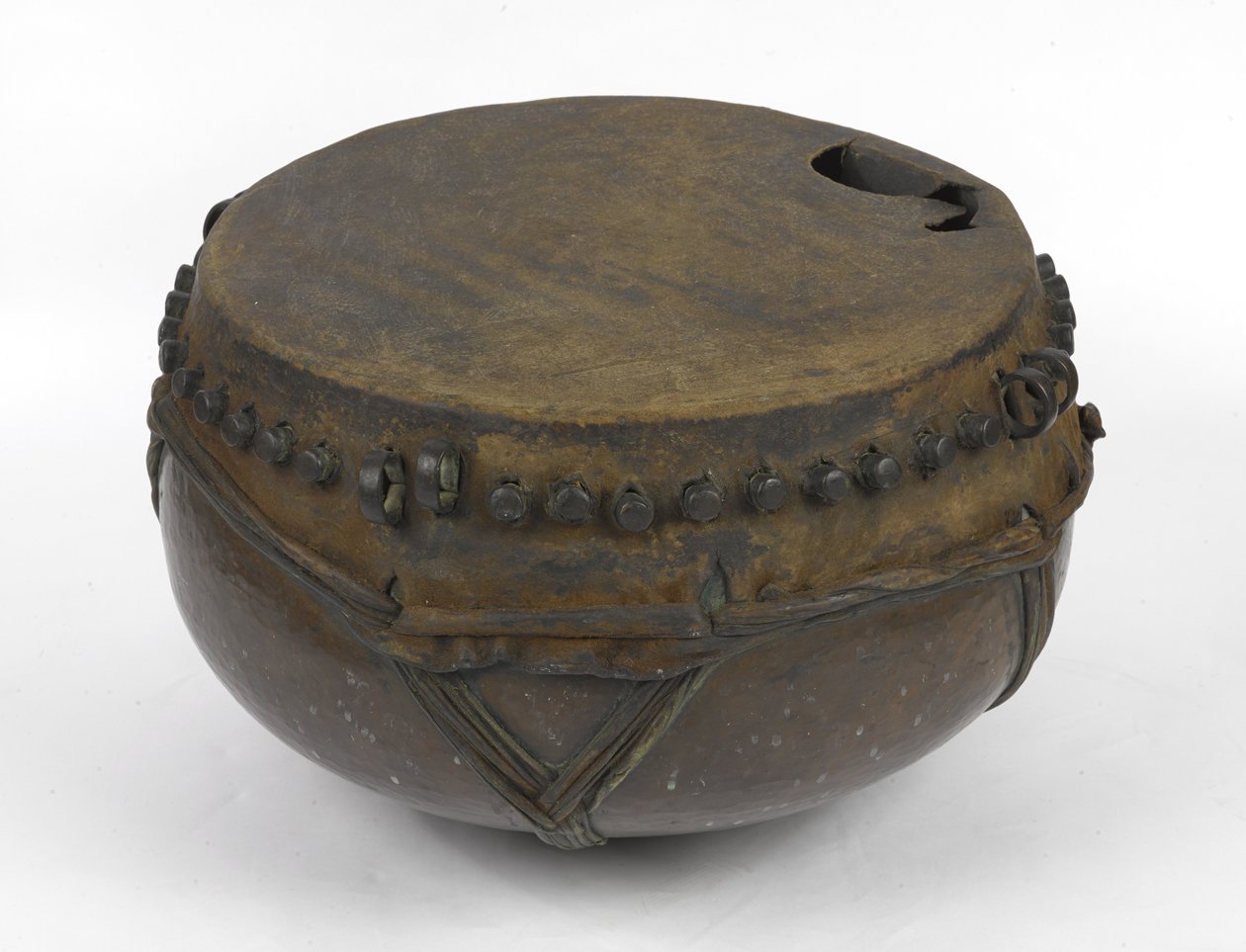 Tambor da chaleira sudanesa, c.1898 (cobre) de Sudanese School