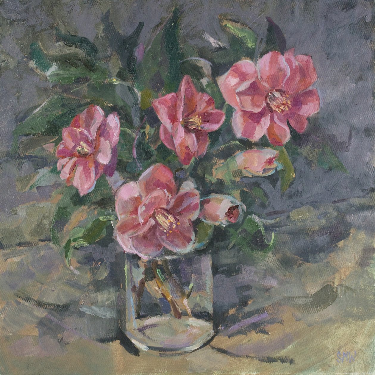 Camélias, 2014, de Sue Wales