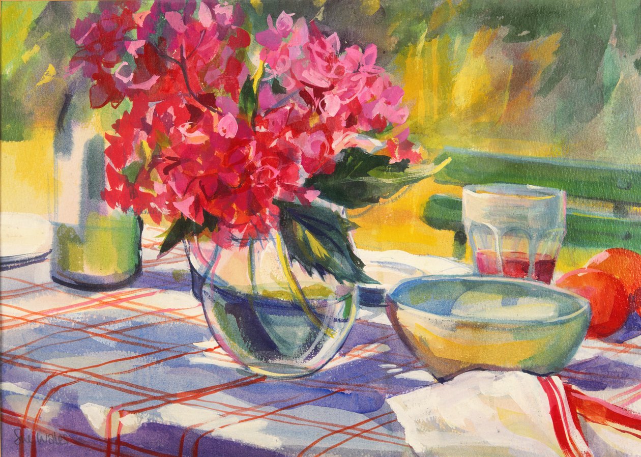 Mesa de jardim francesa, 1999, de Sue Wales