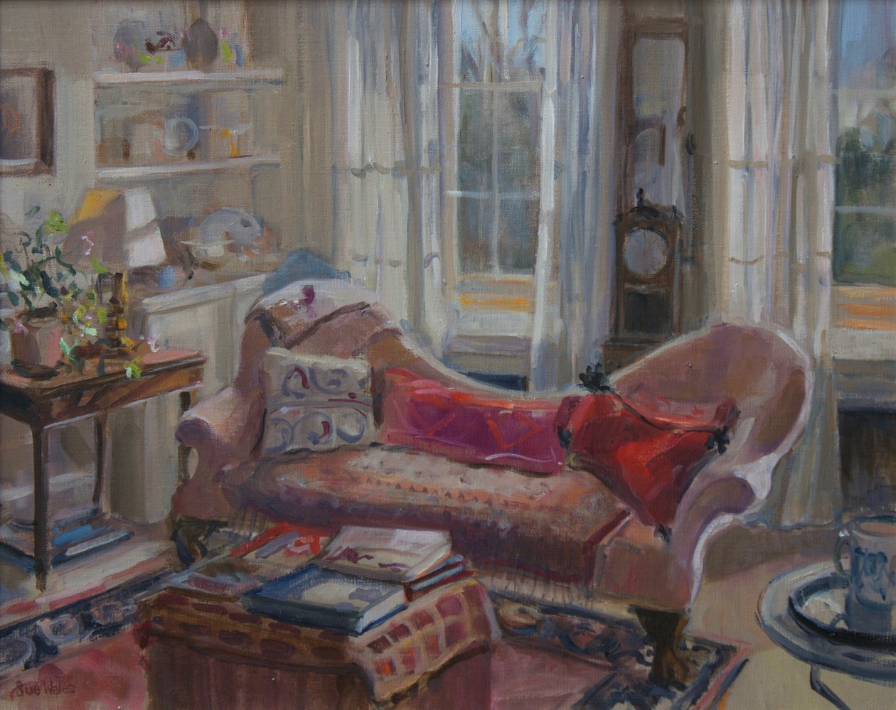 Red Cushions, 2016 de Sue Wales