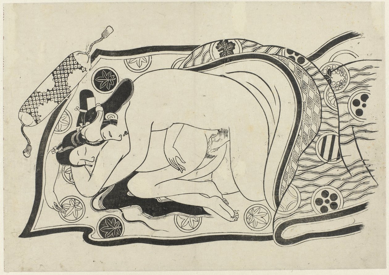 Desempenho erótico
Hana ni Yosurukyo (título da série) de Sugimura Jihei (attributed to)