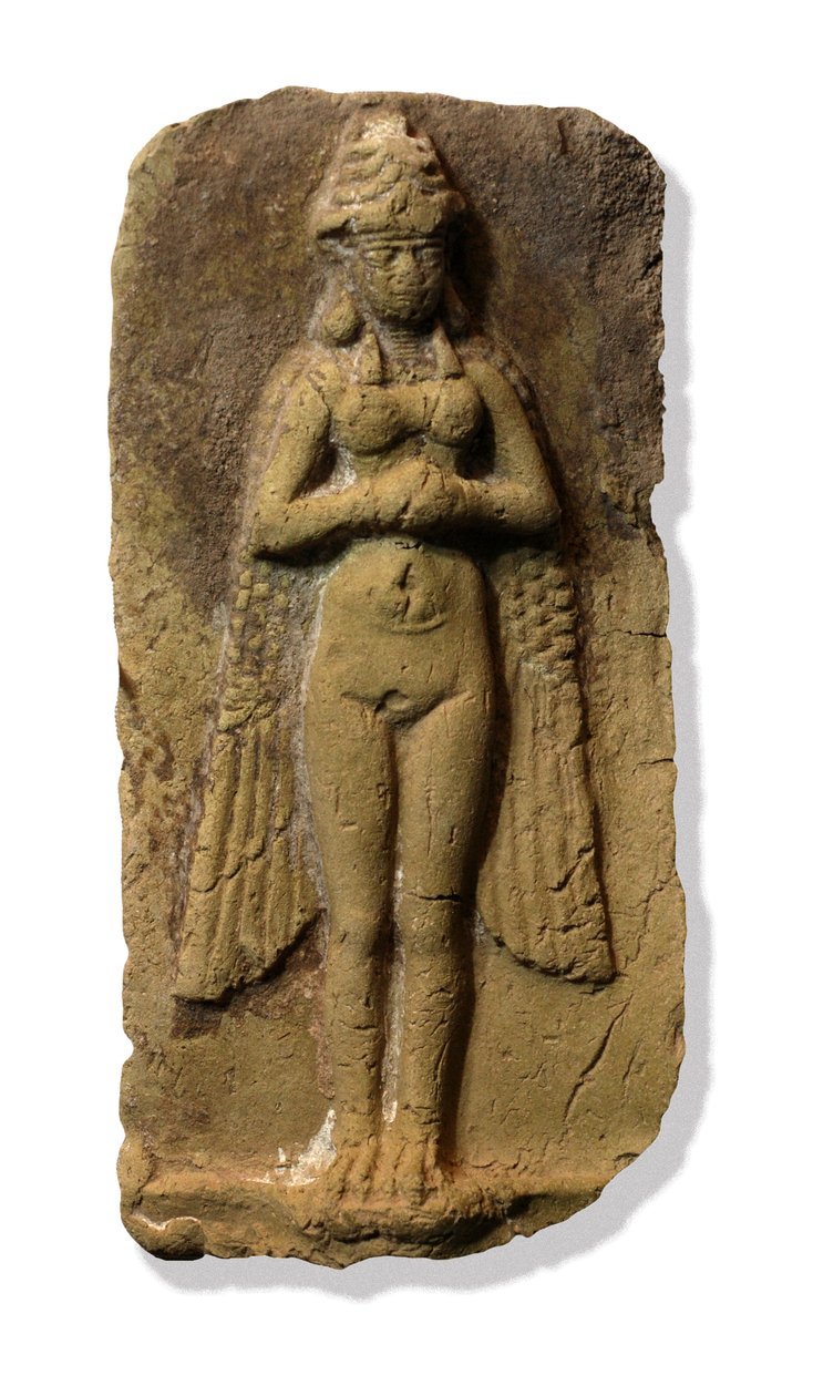 Deusa Suméria Lama (argila) de Sumerian