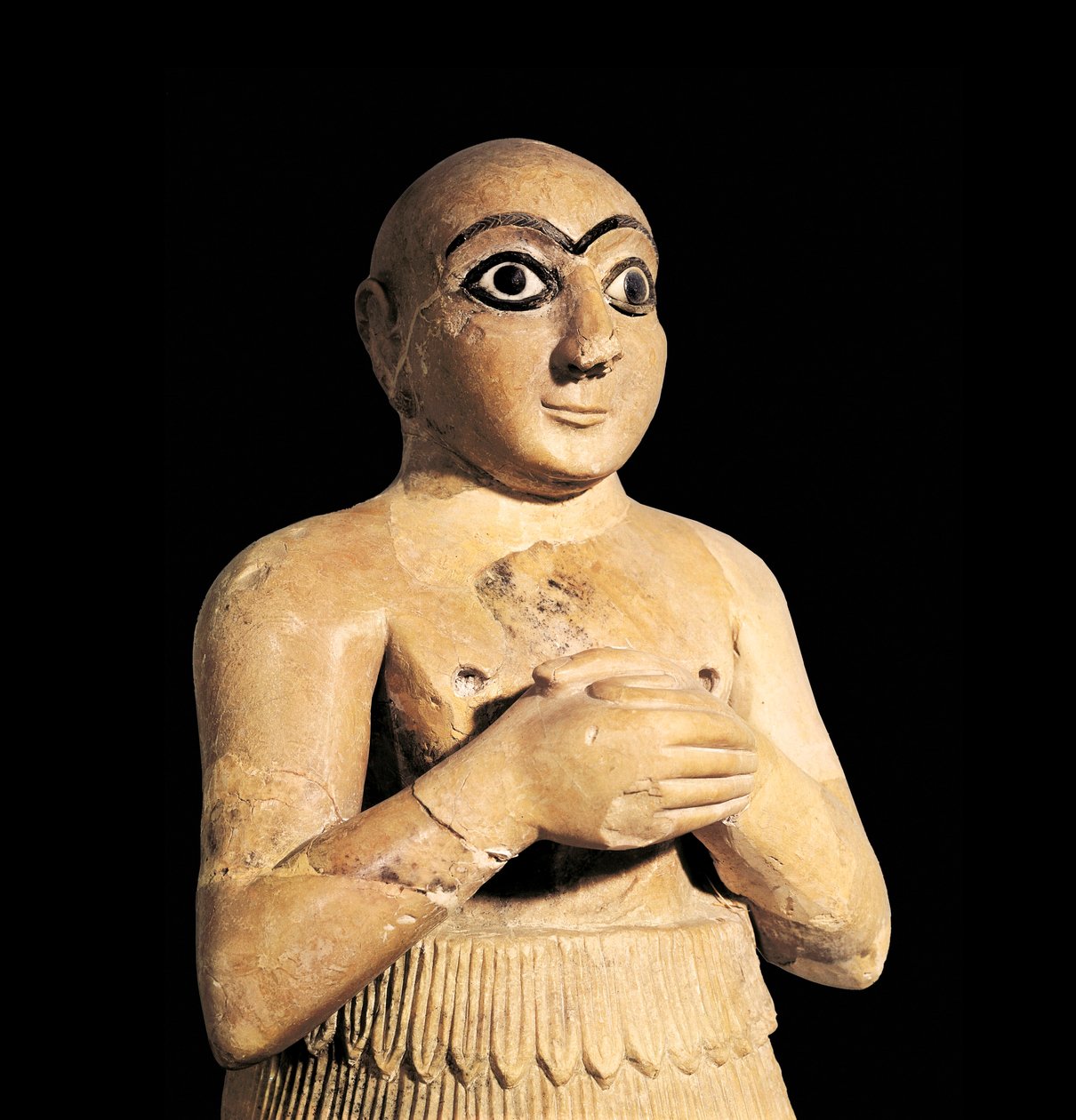 Selim, irmão do Rei de Mari na Síria, 3º milénio a.C. (escultura) de Sumerian Sumerian