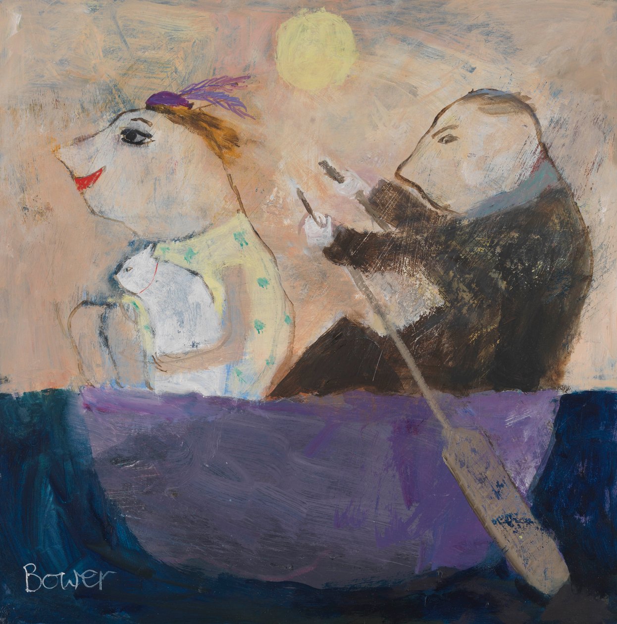 Não é bom sair daqui , 2011 de Susan Bower