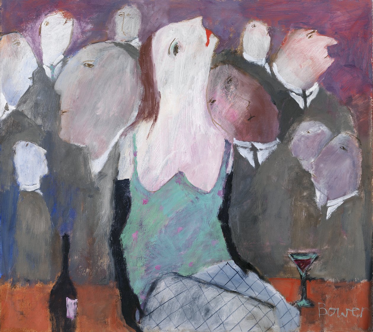 Homens em ternos cinzentos, 2008 de Susan Bower