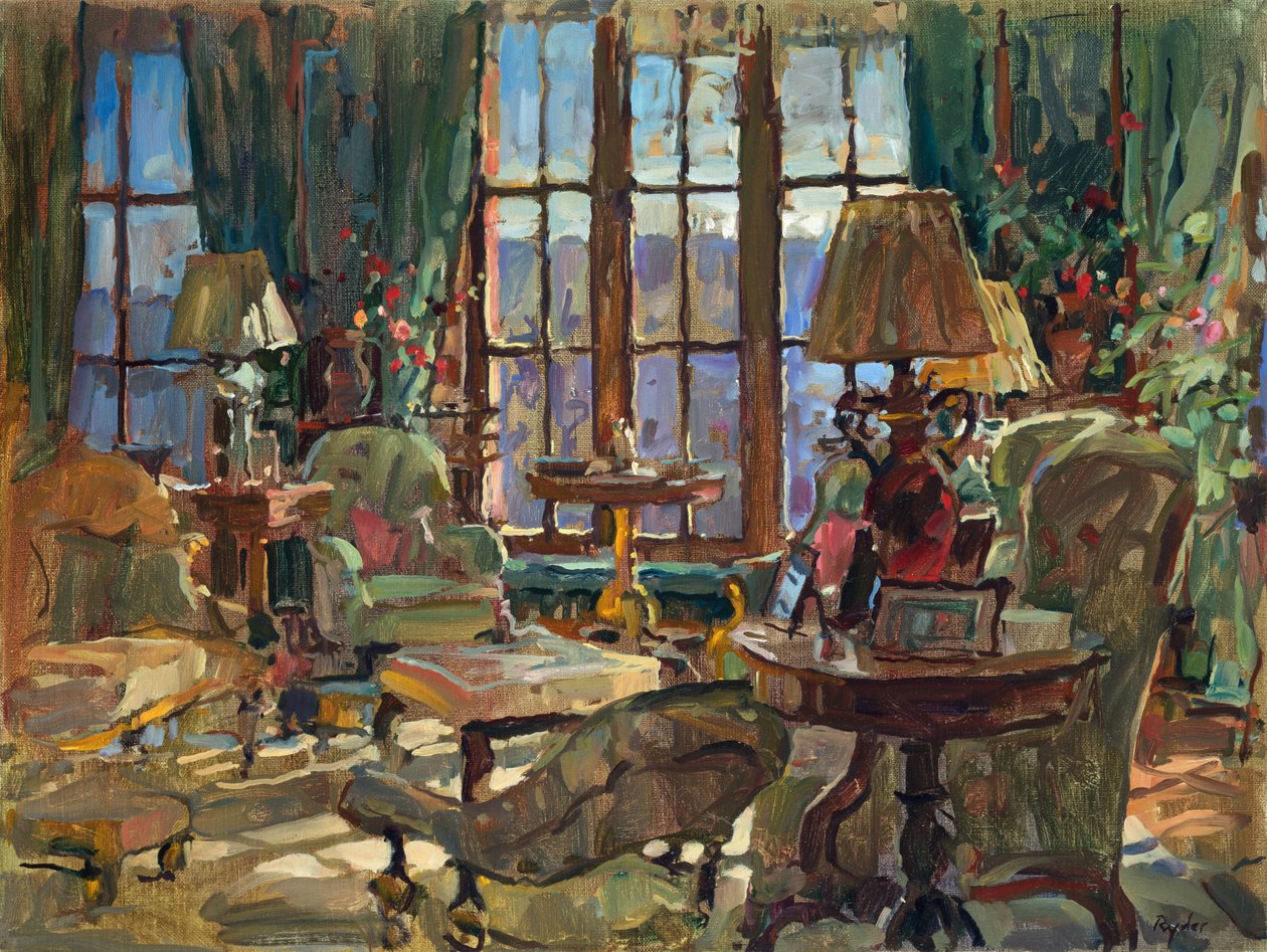 Sala de desenho do castelo de Susan Ryder