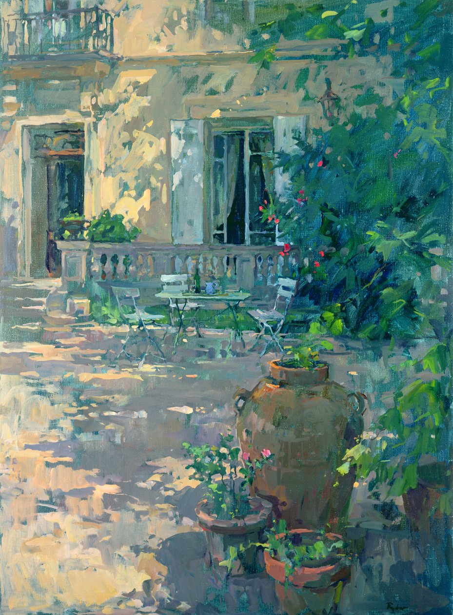 Terraço com Urnas de Susan Ryder