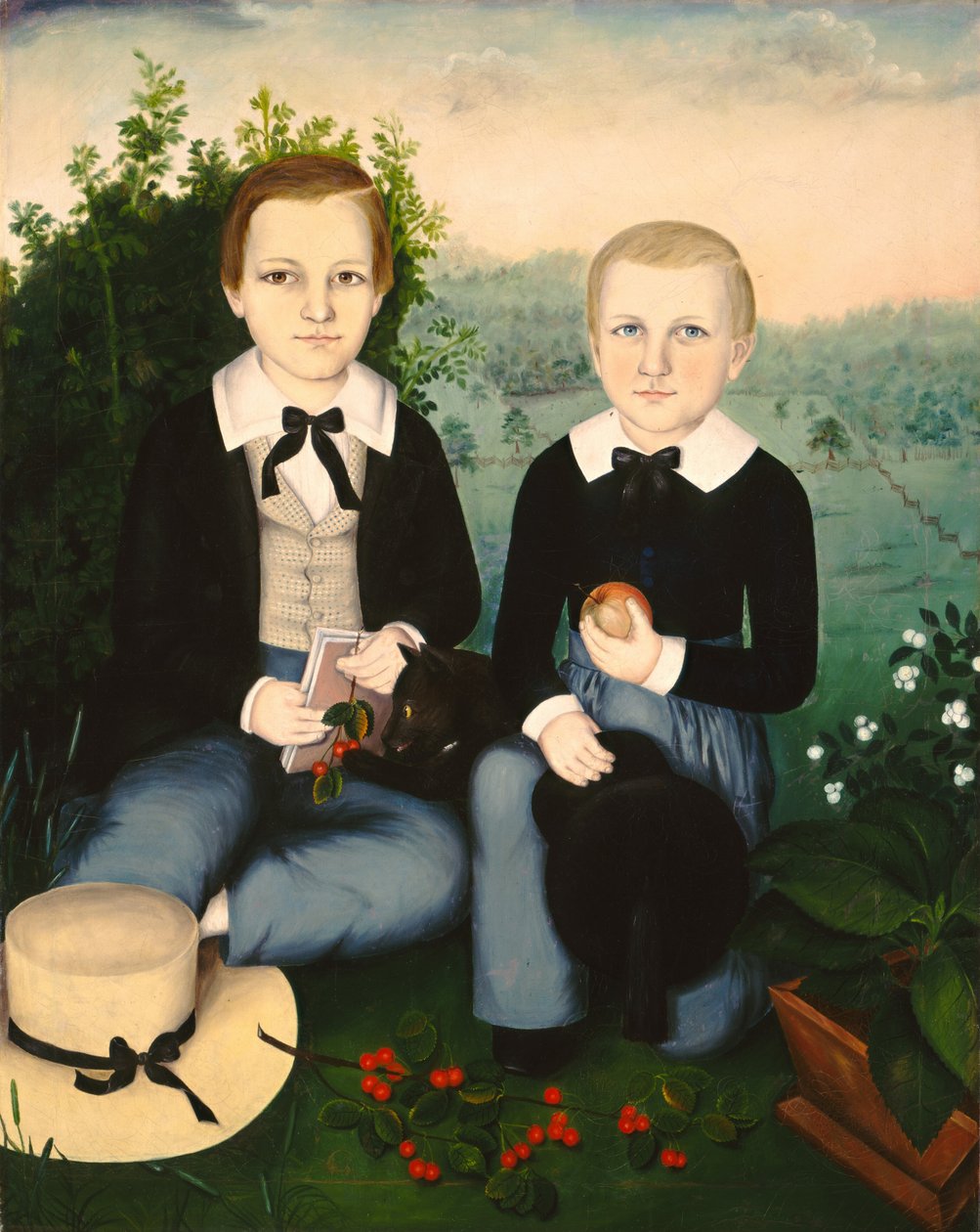 Irmãos, c. 1845. de Susan Catherine Waters