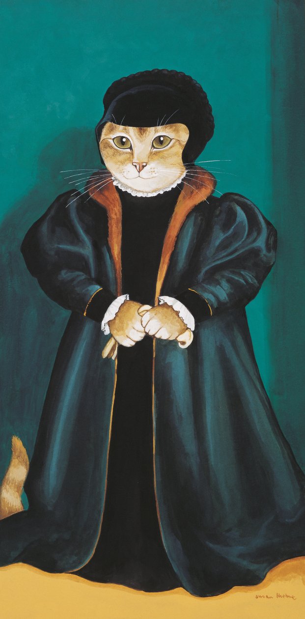 Ilustração de Cats Galore! Um Compêndio de Gatos Cultivados (pub. 2015) de Susan Herbert