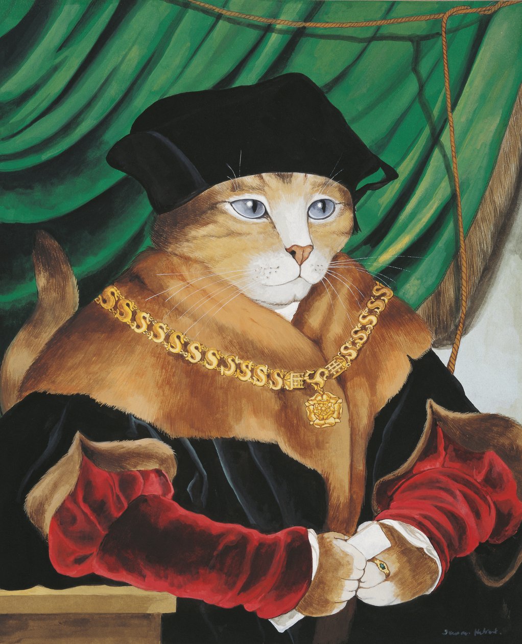 Ilustração de Cats Galore! Um Compêndio de Gatos Cultivados (pub. 2015) de Susan Herbert