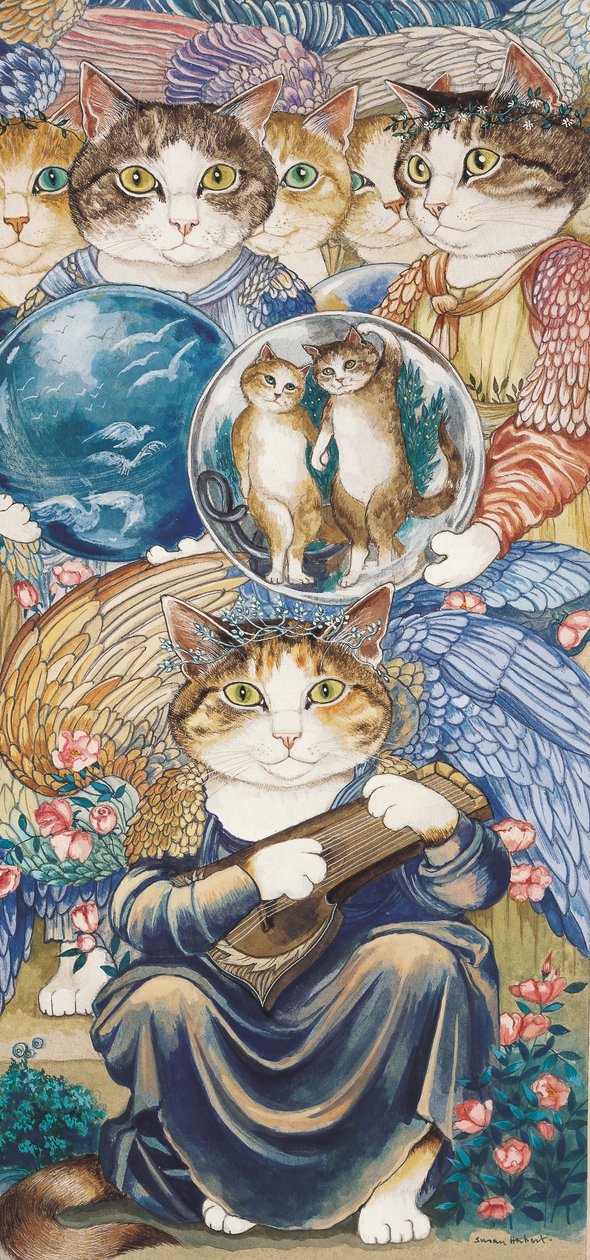 Ilustração de Cats Galore! Um Compêndio de Gatos Cultivados (pub. 2015) de Susan Herbert