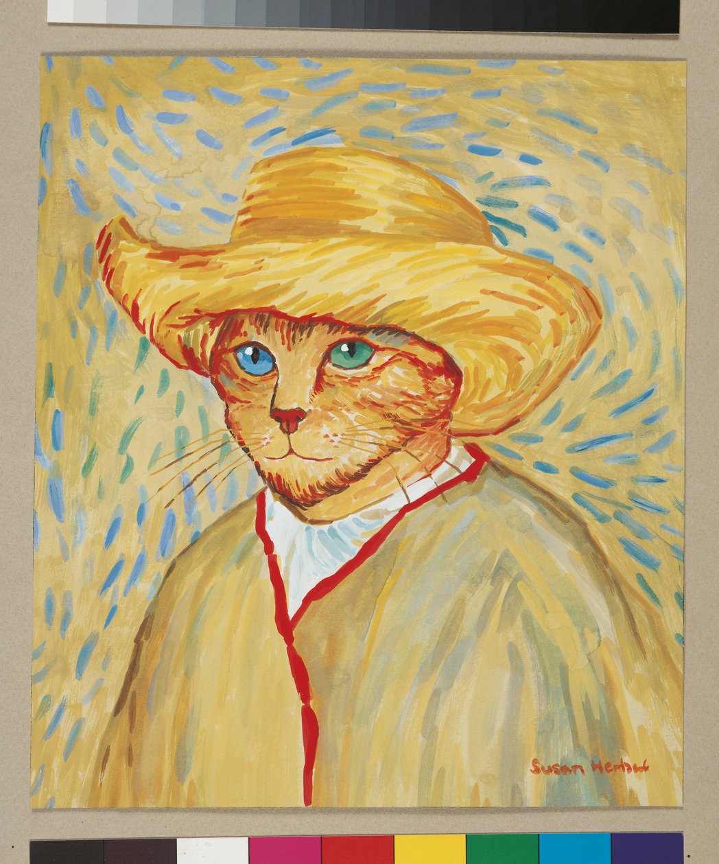 Ilustração de Cats Galore! Um Compêndio de Gatos Cultivados (pub. 2015) de Susan Herbert