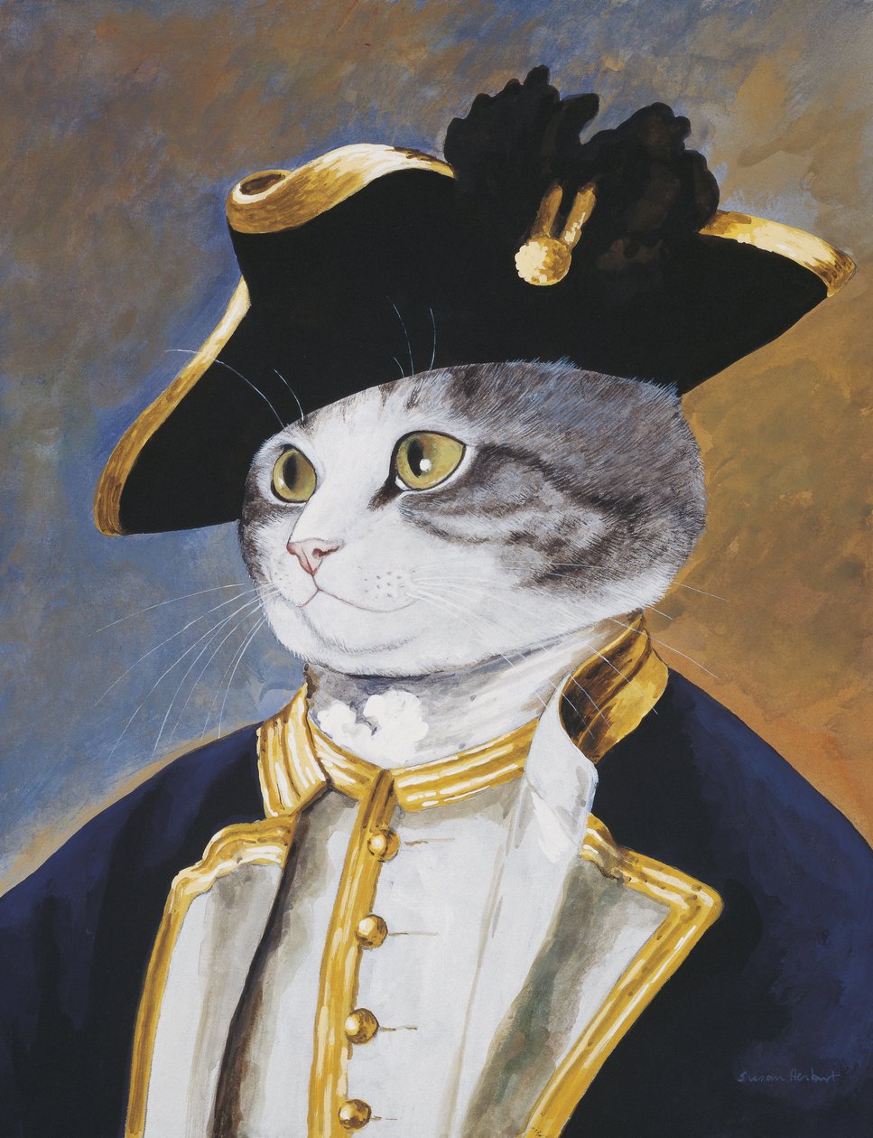 Ilustração de Cats Galore! Um Compêndio de Gatos Cultivados (pub. 2015) de Susan Herbert