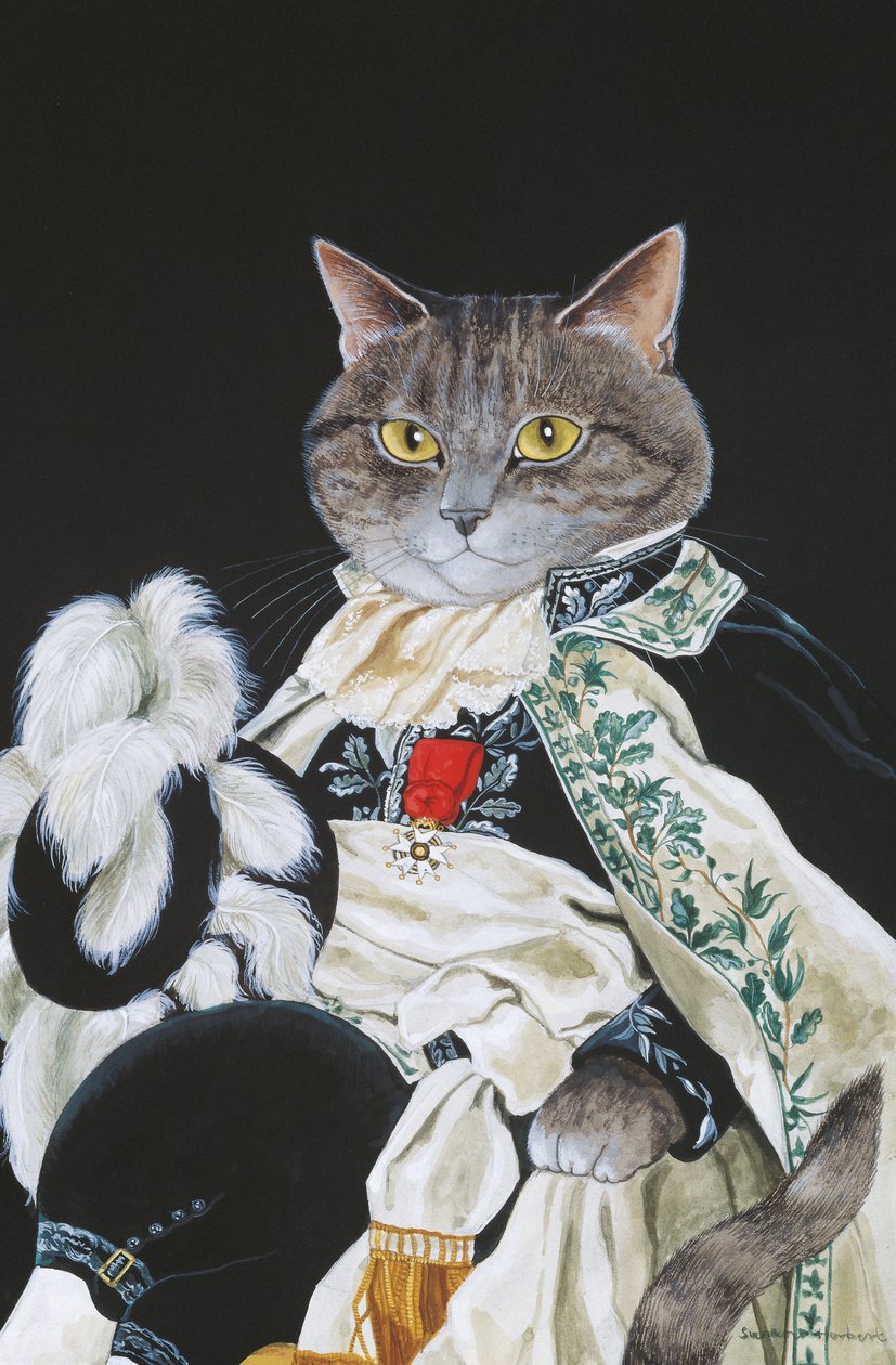 Ilustração de Cats Galore! Um Compêndio de Gatos Cultivados (pub. 2015) de Susan Herbert