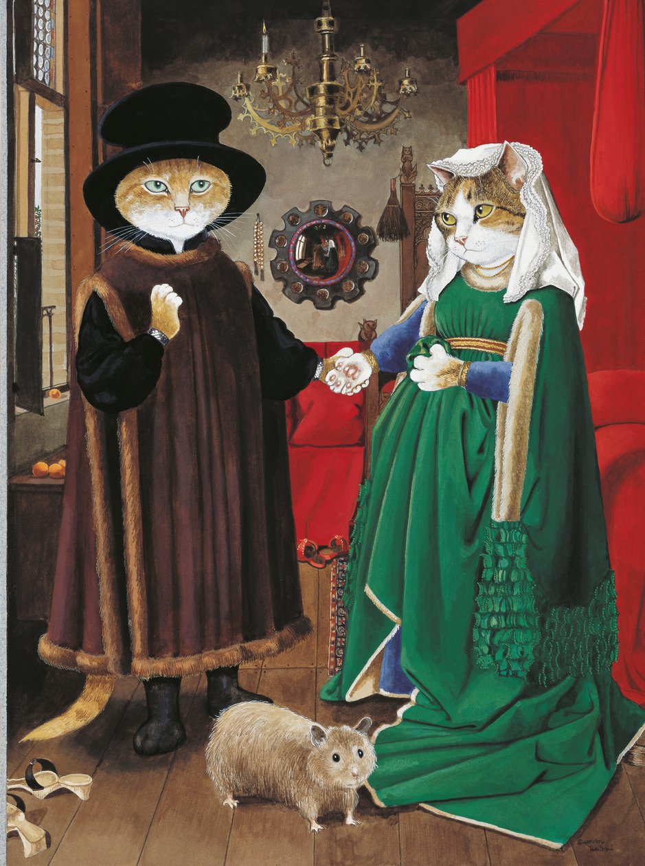 Ilustração de Cats Galore! Um Compêndio de Gatos Cultivados (pub. 2015) de Susan Herbert