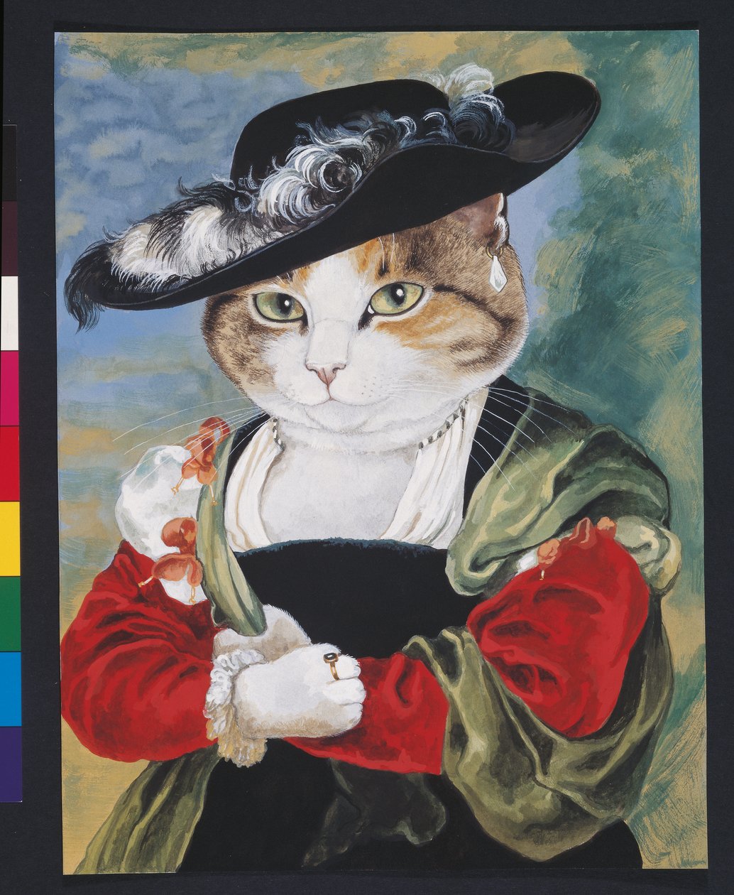 Ilustração de Cats Galore! Um Compêndio de Gatos Cultivados (pub. 2015) de Susan Herbert