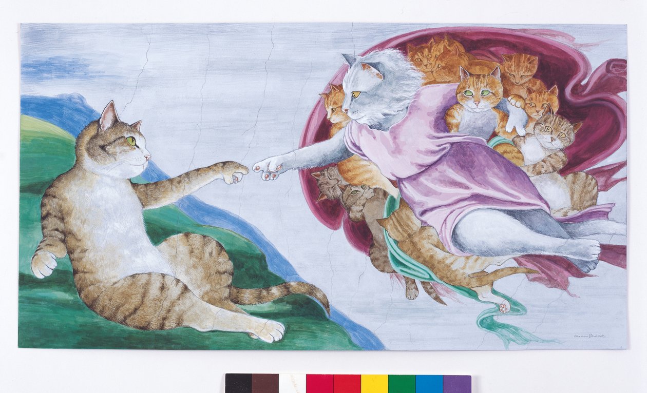 Ilustração de Cats Galore! Um Compêndio de Gatos Cultivados (pub. 2015) de Susan Herbert