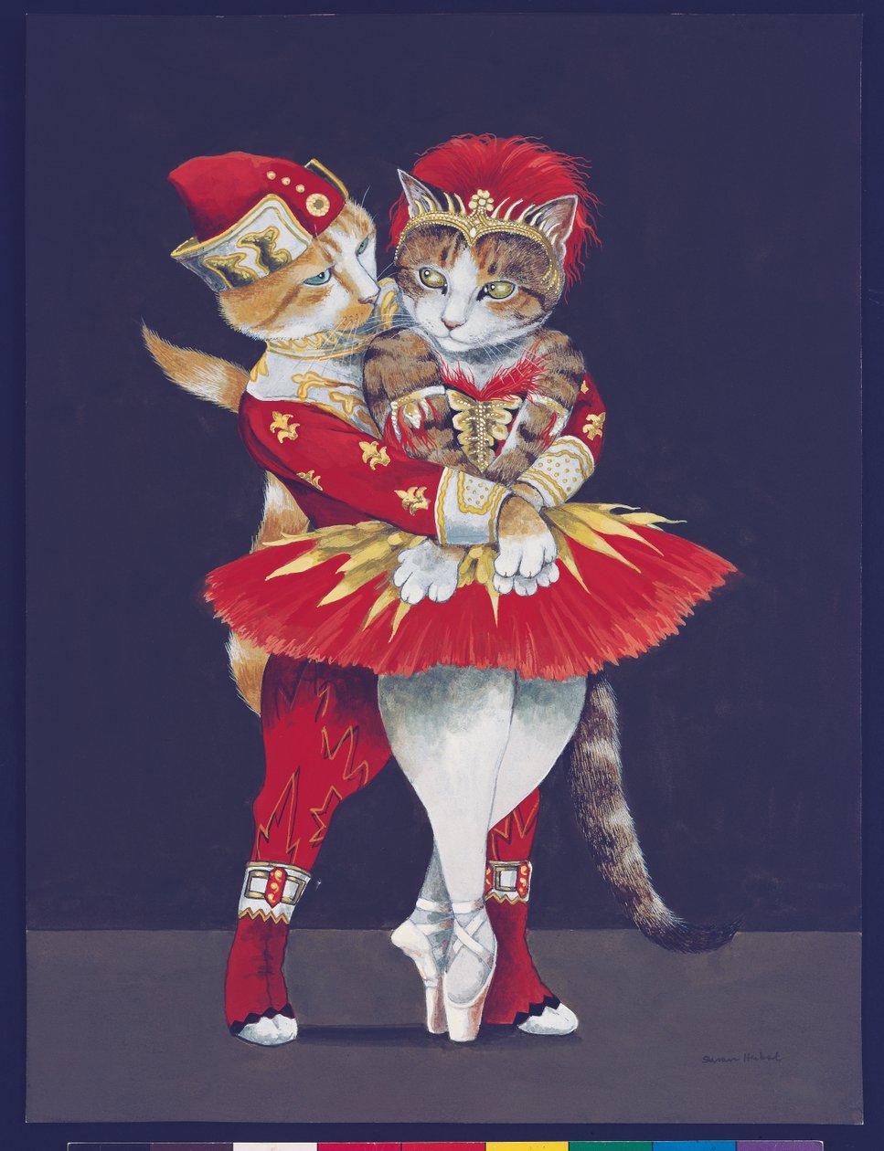 Ilustração de Cats Galore! Um Compêndio de Gatos Cultivados (pub. 2015) de Susan Herbert