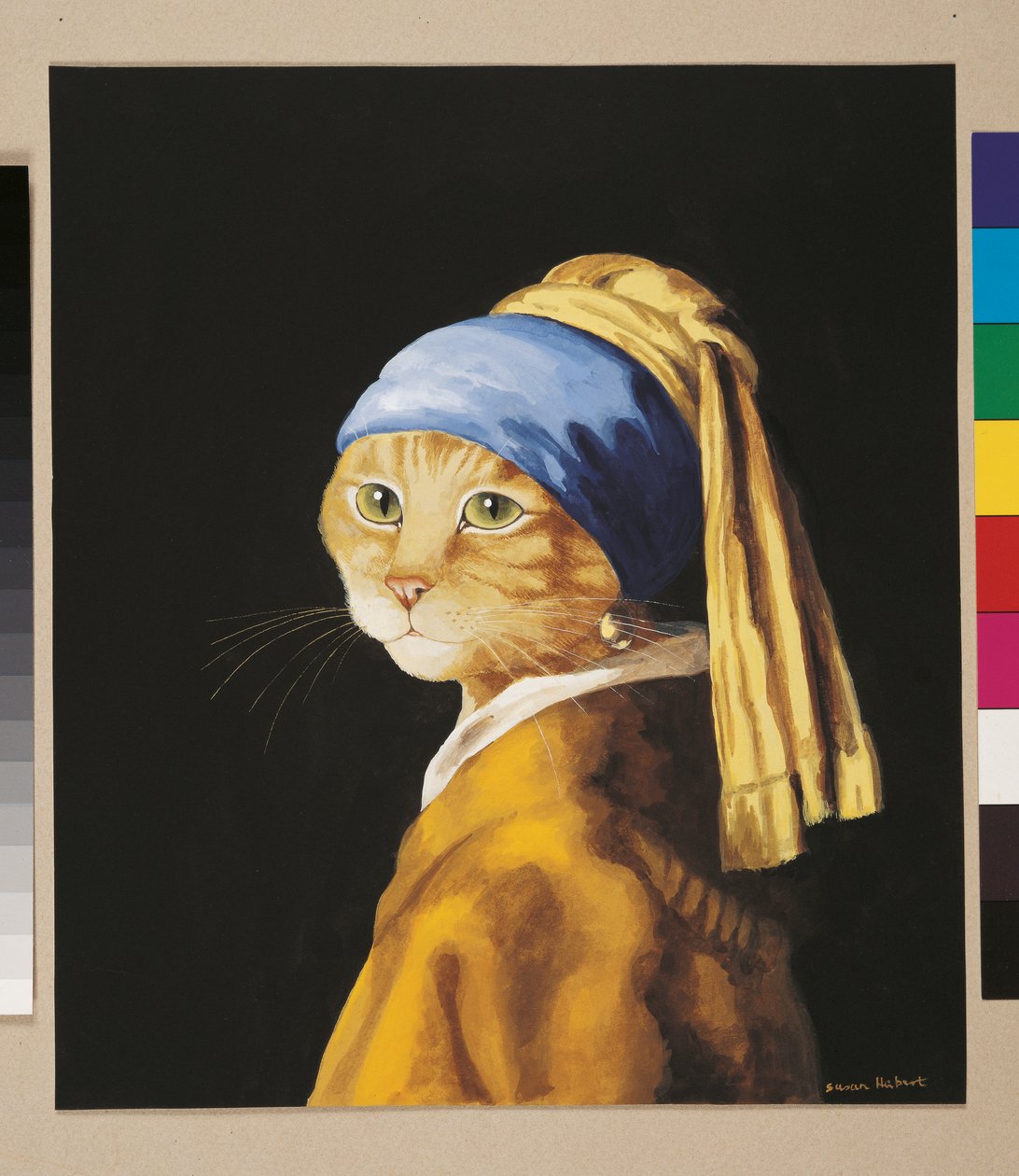 Ilustração de Cats Galore! Um Compêndio de Gatos Cultivados (pub. 2015) de Susan Herbert
