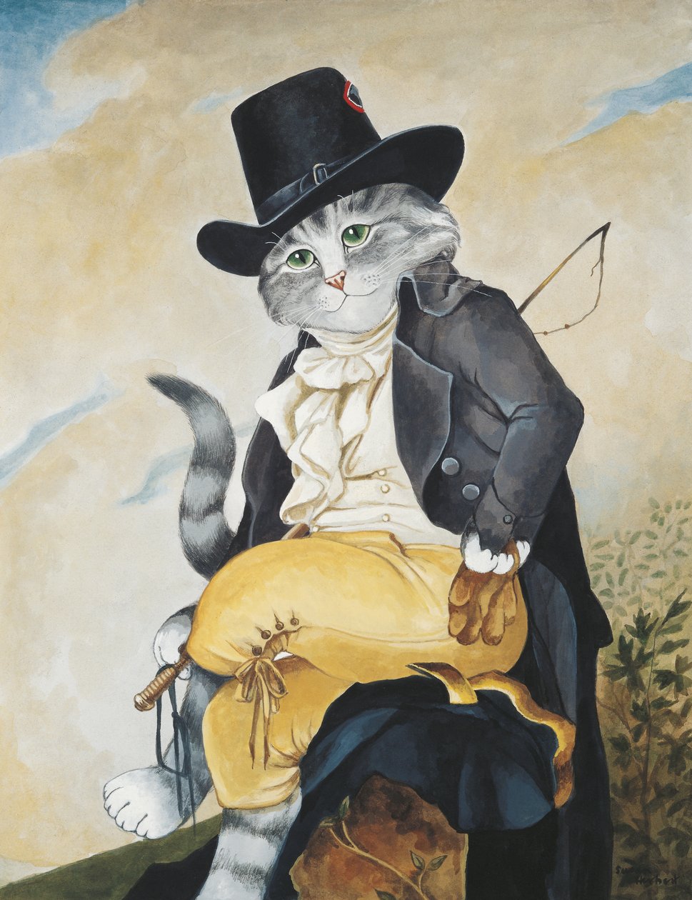 Ilustração de Cats Galore! Um Compêndio de Gatos Cultivados (pub. 2015) de Susan Herbert