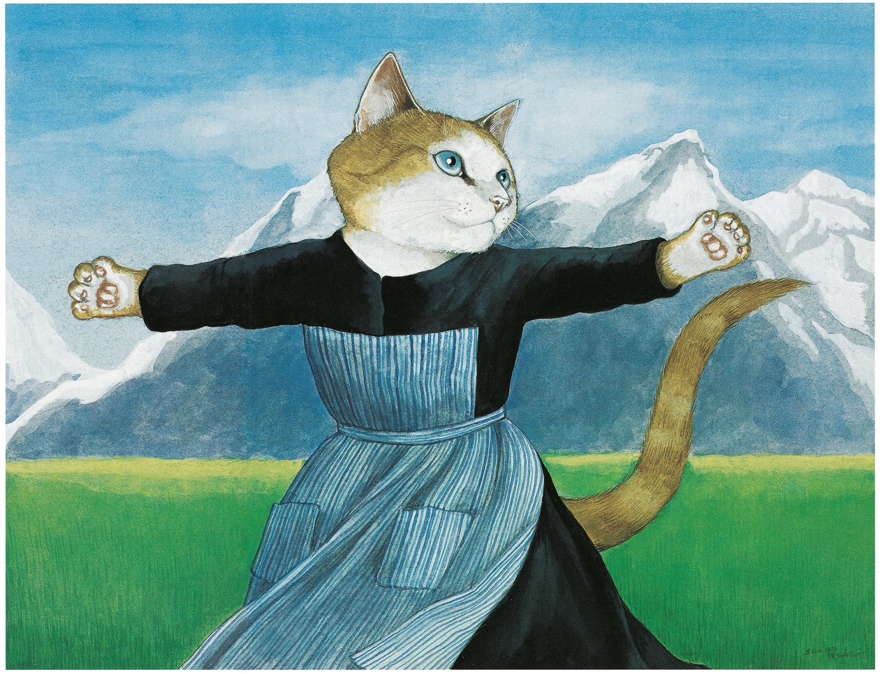 Ilustração do filme Cats (pub. 2006) de Susan Herbert