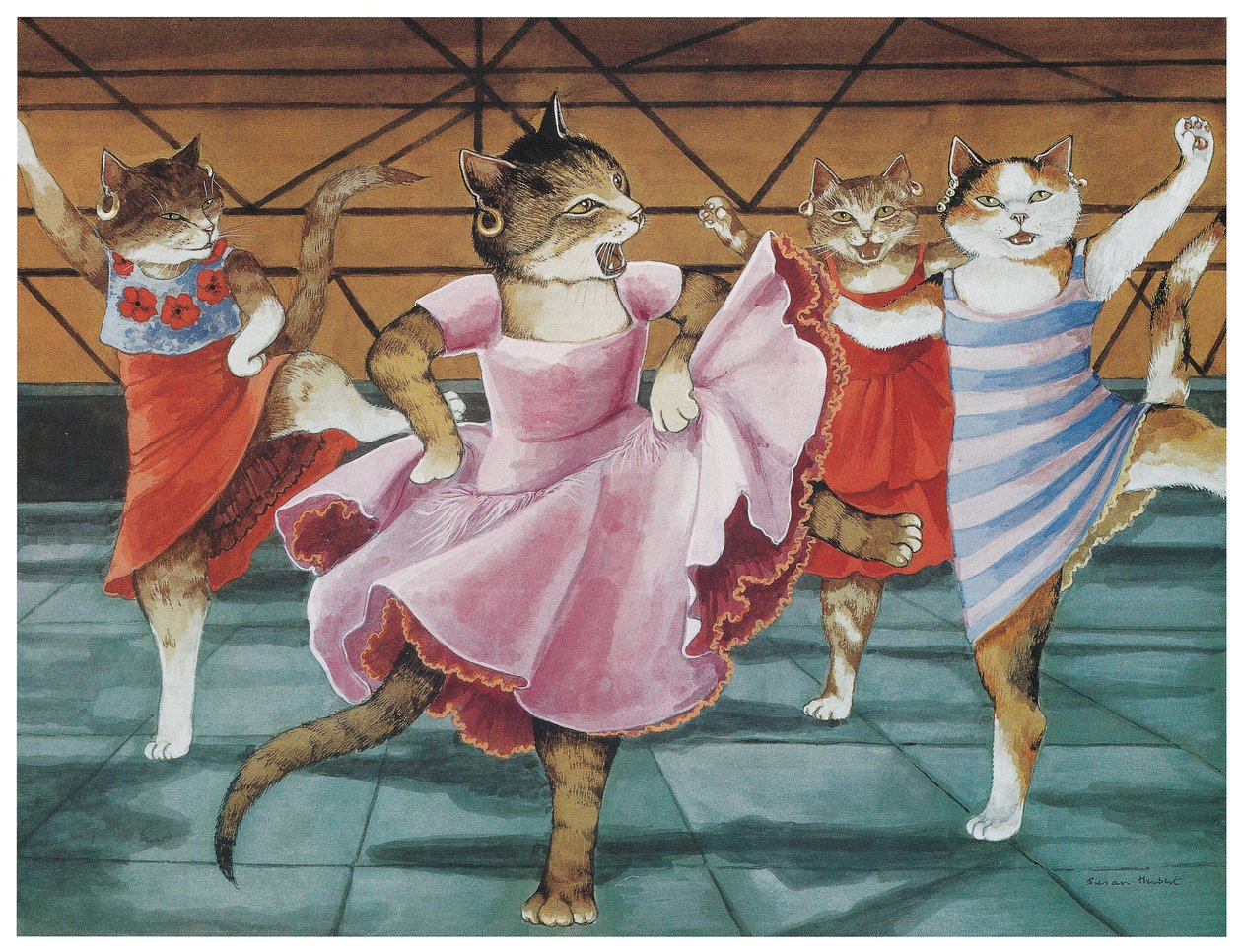 Ilustração do filme Cats (pub. 2006) de Susan Herbert