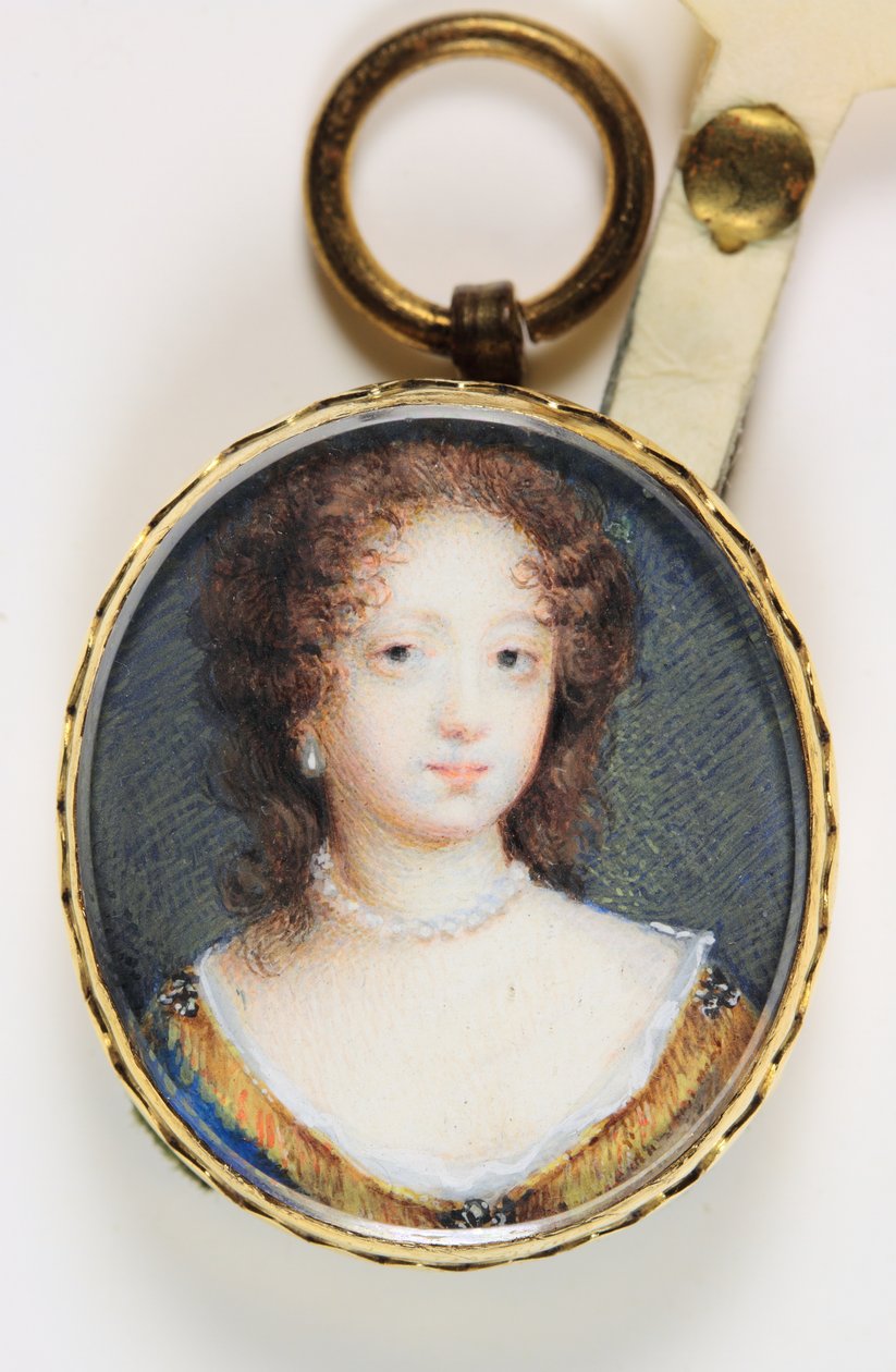Lady Elizabeth Jones, Condessa de Kildare (aguarela em velino) de Susan Penelope Gibson