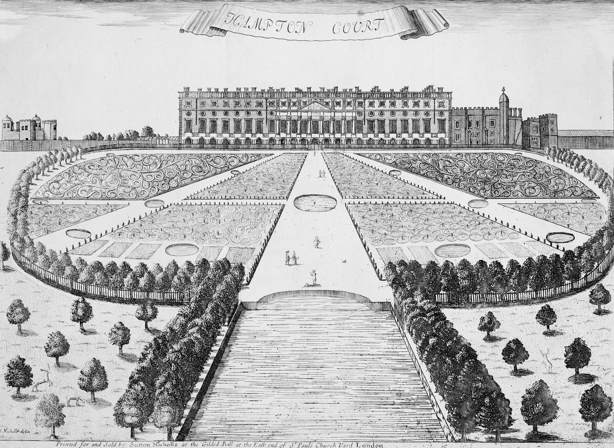 Hampton Court East Front, c.1830 de Sutton Nicholls