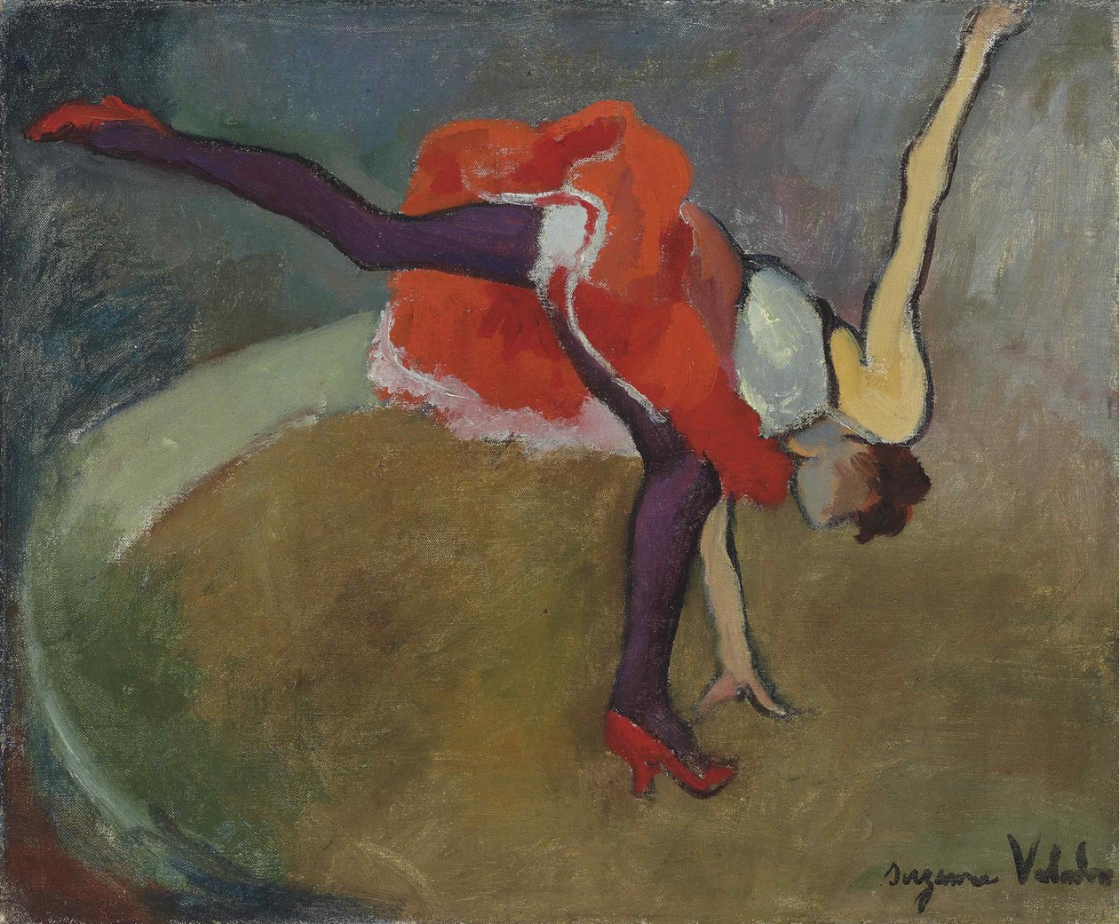 O Acrobata ou A Roda, 1927. de Suzanne Valadon