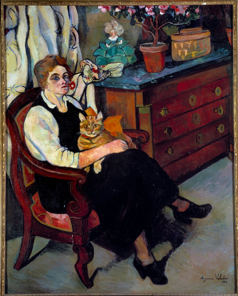 Miss Lily Walton Pintura de Marie-Clementine (Marie Clementine) Valadon, conhecida como Suzanne Valadon (1865-1938) de Suzanne Valadon